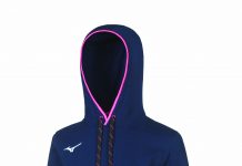 FELPA DONNA CON CAPPUCCIO MIZUNO