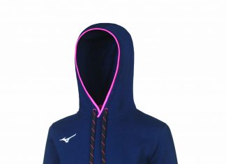 FELPA DONNA CON CAPPUCCIO MIZUNO