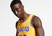 NIKE.IT – BASKET Training magglietta gialla - giocatore lakers