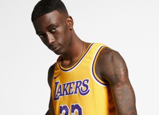 NIKE.IT – BASKET Training magglietta gialla - giocatore lakers